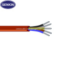 High tensile property silicone cable for industry